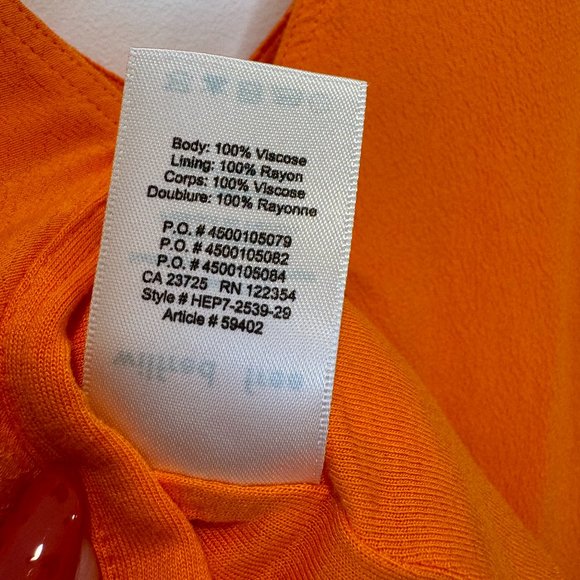 Wilfred Free Orange Tie Up Top - Picture 6 of 6